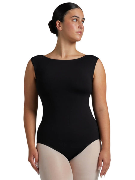 Boatneck Tank Dance Leotard with Low Back by Capezio | Style EL105W