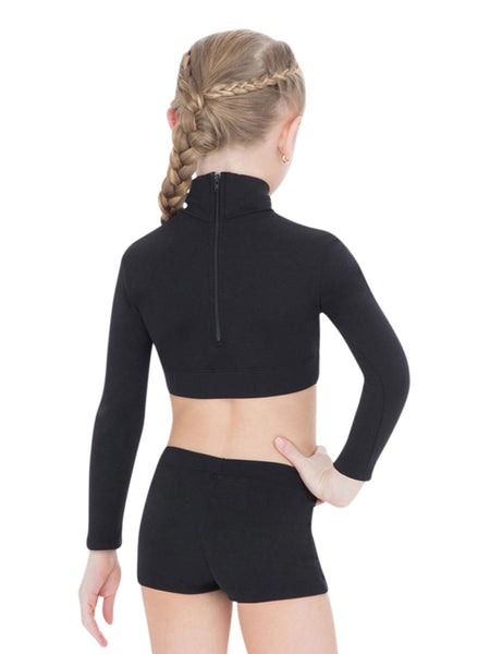 Cheerleaders black crop top by Capezio