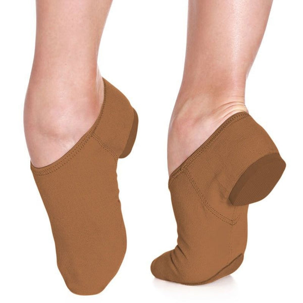 JZ75 So Danca Suntan Stretch Canvas Jazz Shoes