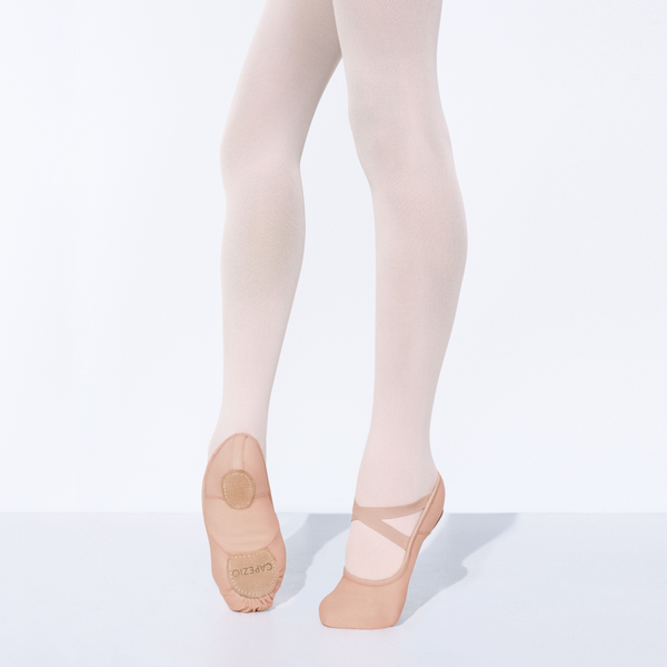 Child Capezio Canvas Ballet Shoes in Nude Color