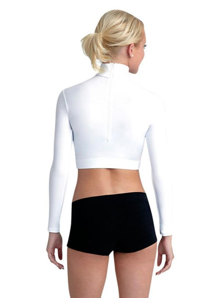 Capezio TB107 Long Sleeve Turtleneck Crop Top