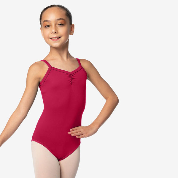 So Danca SL114 Flammetta Children Camisole Leotard Pinch Front Low Back