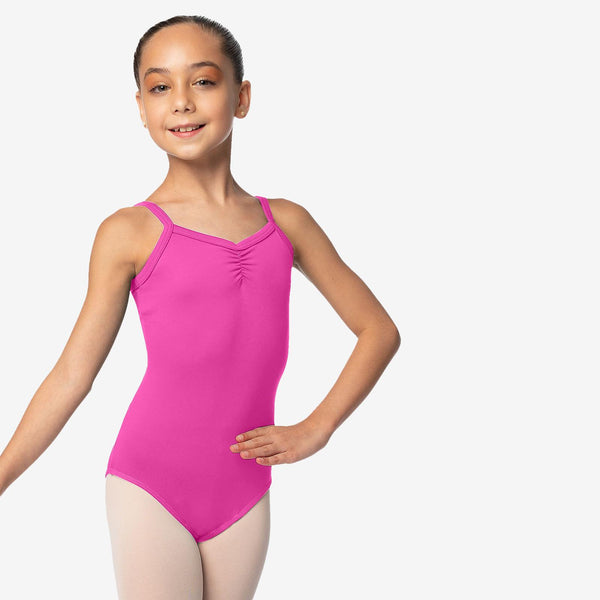 So Danca SL114 Flammetta Children Camisole Leotard Pinch Front Low Back