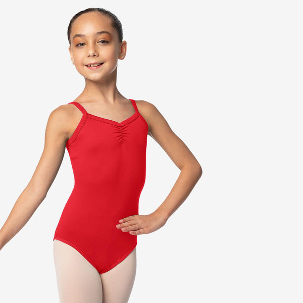So Danca SL114 Flammetta Children Camisole Leotard Pinch Front Low Back
