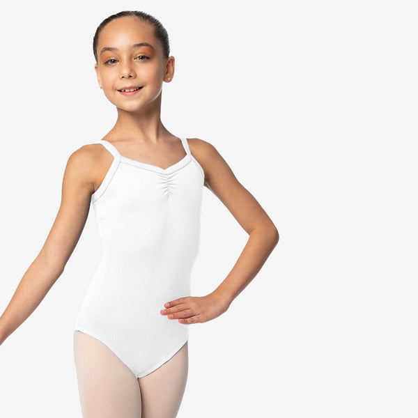 So Danca SL114 Flammetta Children Camisole Leotard Pinch Front Low Back