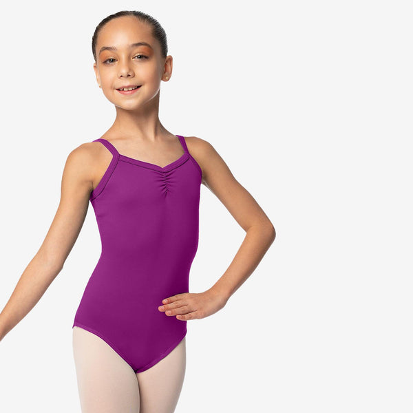 So Danca SL114 Flammetta Children Camisole Leotard Pinch Front Low Back