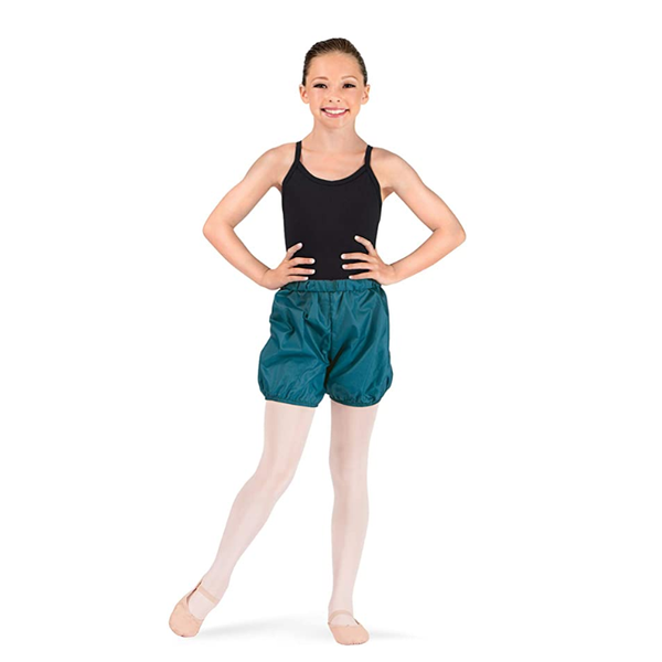 Body Wrappers teal plastic shorts 046