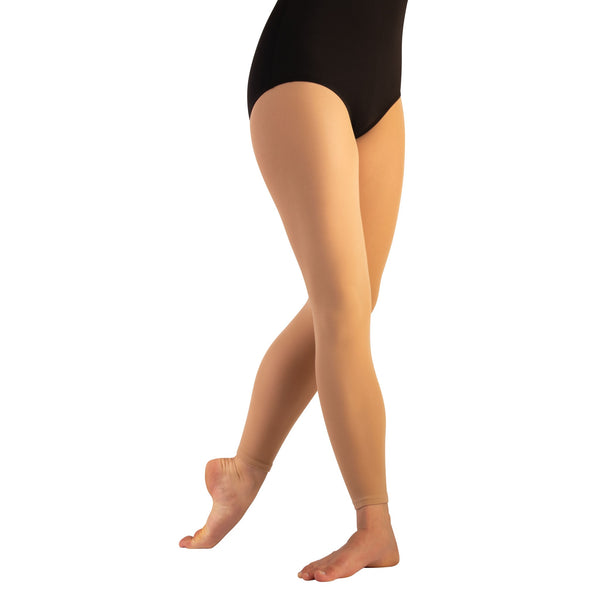 Body Wrappers A33X Black Women's Plus Size 3X-4X Footless Tights