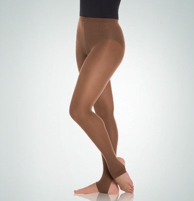 Body Wrappers knit waist stirrup dance tights A32