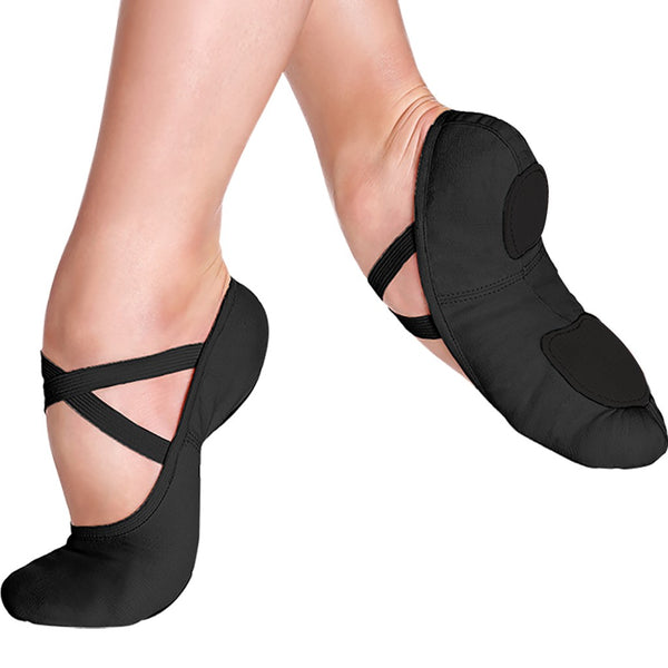 Black SD16 So Danca Canvas Ballet Shoes