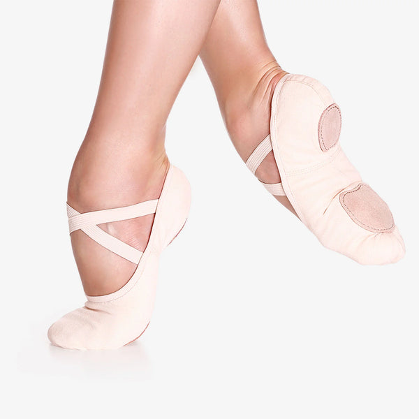 So Danca Verdi - Vegan Stretch Canvas Ballet Shoes (SD16VG) - Child Sizes (Light Pink, Black, White and Sand)