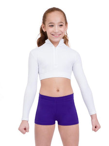 Capezio Turtleneck Long Sleeve Dance Top Girls TB107C